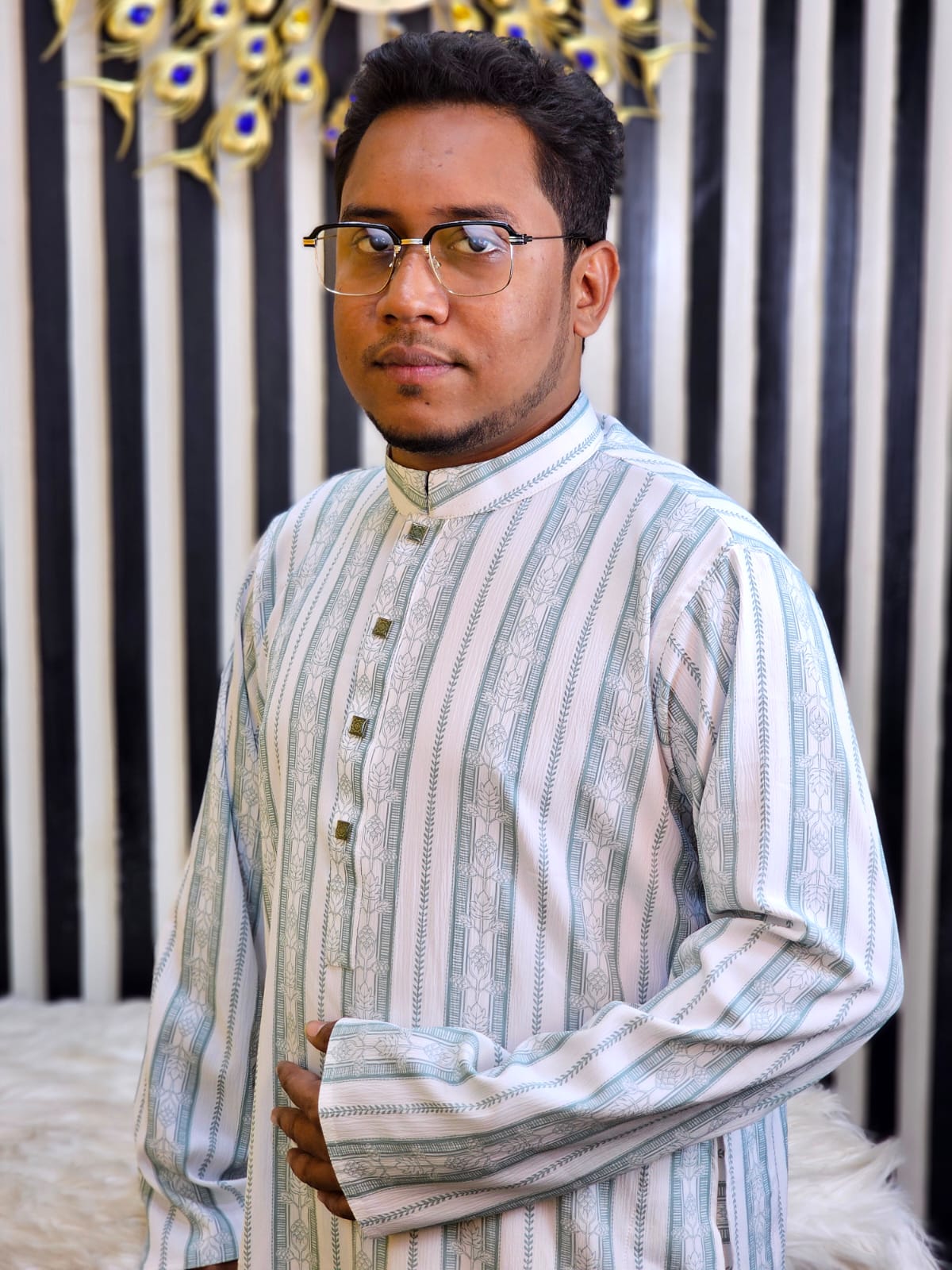 IMG-20250829-WA0017 premium Saffron panjabi - Image 1