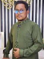 cuff hand panjabi 104 olive