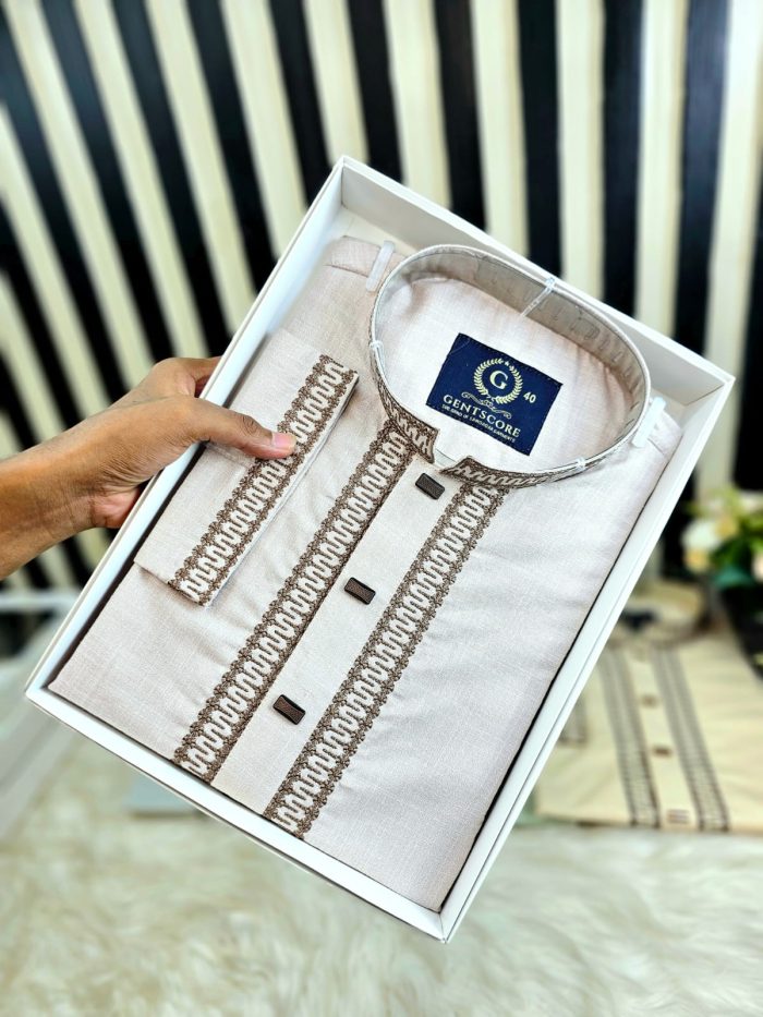emboidery premium panjabi - Image 1