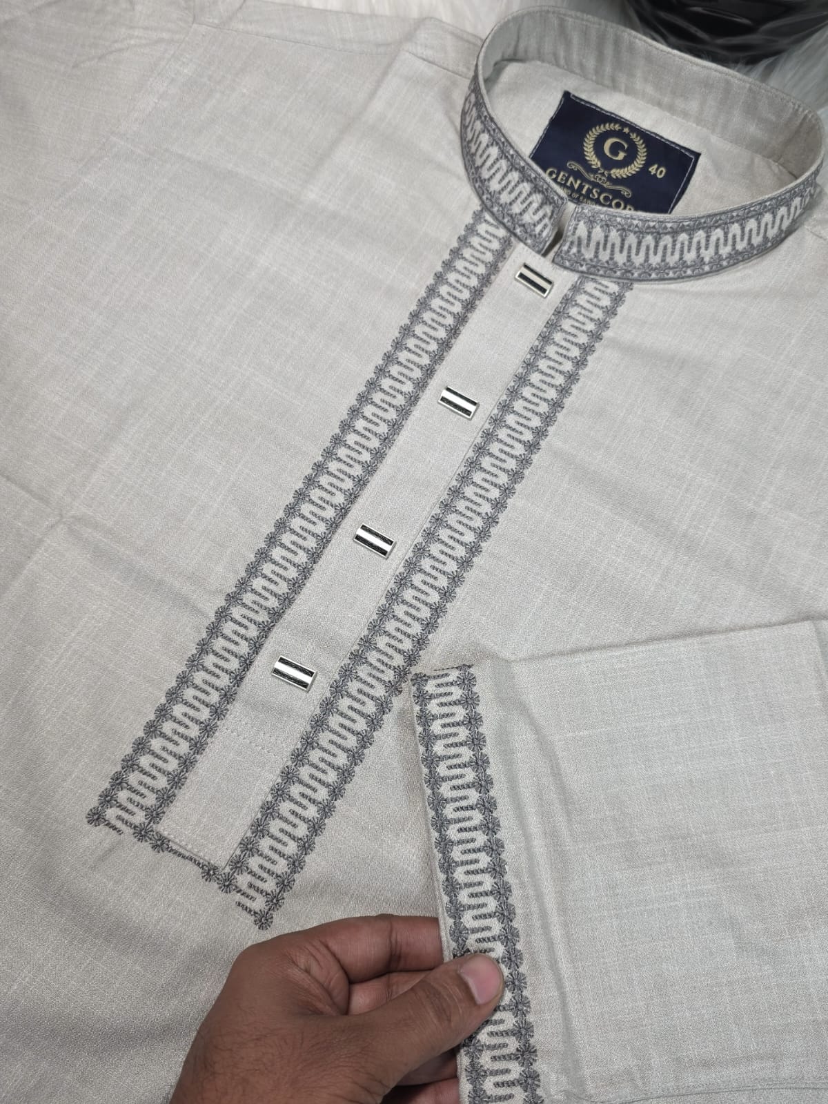 WhatsApp Image 2026-03-01 at 4.34.58 PM (1) emboidery premium panjabi - Image 1