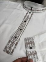 cuff hand panjabi 104 white
