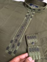 cuff hand panjabi 104 olive