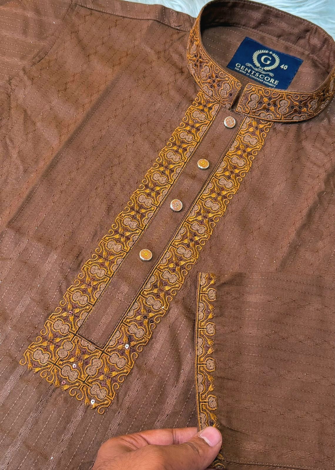 WhatsApp Image 2026-03-08 at 3.57.38 AM pakistani inspire cotton panjabi 121 - Image 1